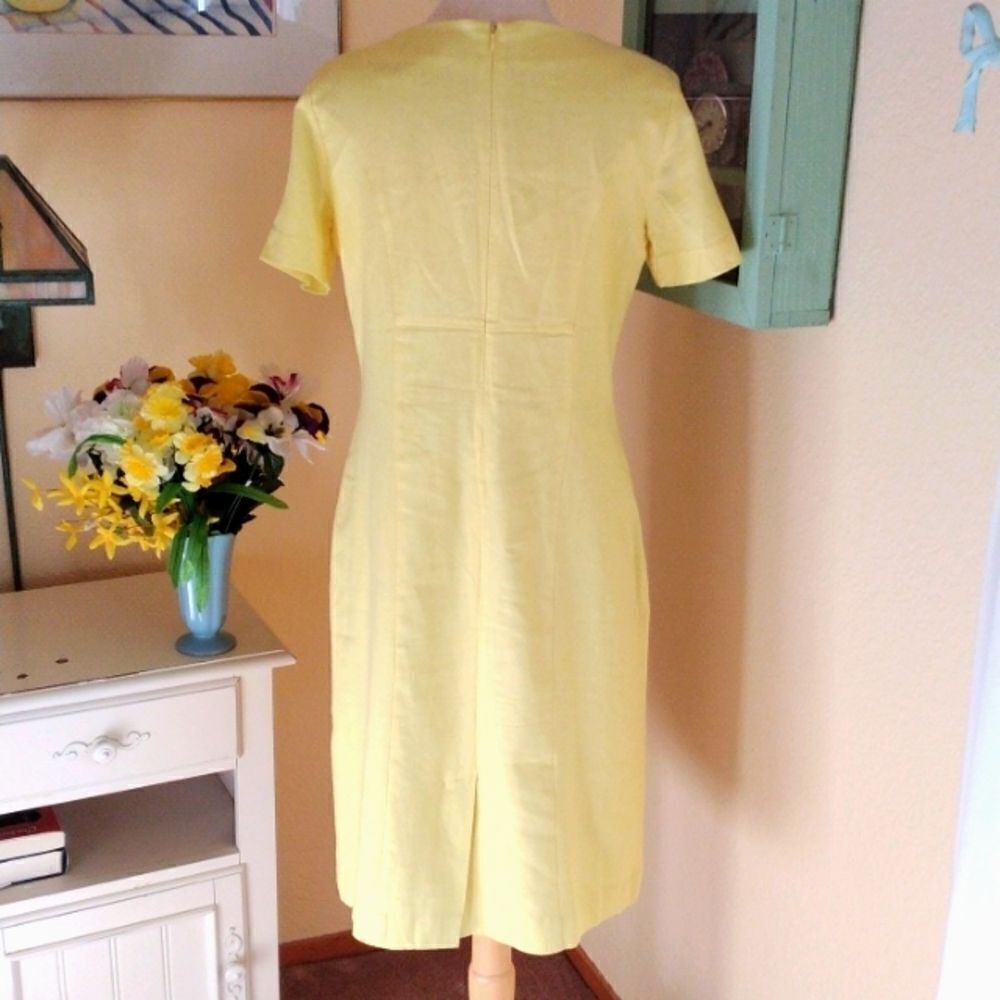 Chadwicks of Boston Linen Blend Dress - Picture 5 of 9
